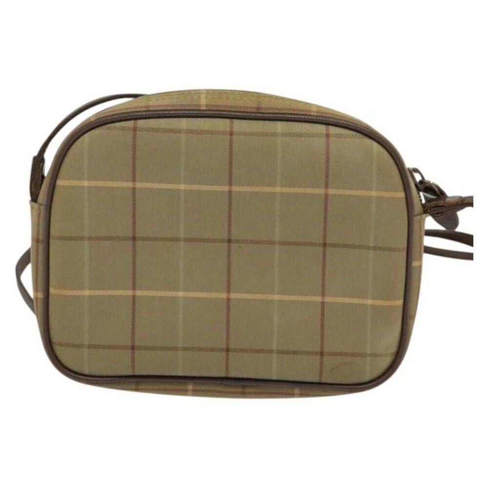 Burberrys Nova Check Shoulder Bag Canvas Beige Auth bs27696 - Picture 3 of 15